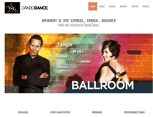 Tablet Screenshot of dandodance.com